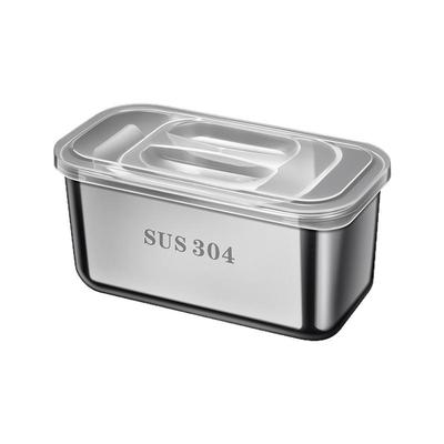 304不锈钢双层零食盒嗑瓜子神器水果沥水篮厨房食品级保鲜收纳盒