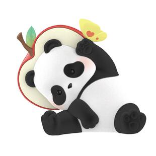 52TOYS PandaRoll苹果头毛绒玩偶熊猫肩宠周边潮玩礼物公仔玩具