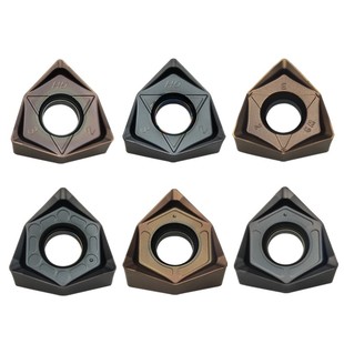 90度双面六角开粗铣刀片WNMU080608-GM快进给数控刀片MFWN90刀盘