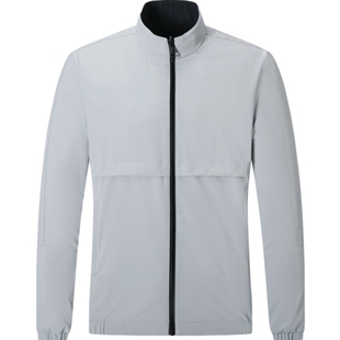 七匹狼双面夹克外套男士2026新款秋冬季行政商务休闲立领爸爸男装