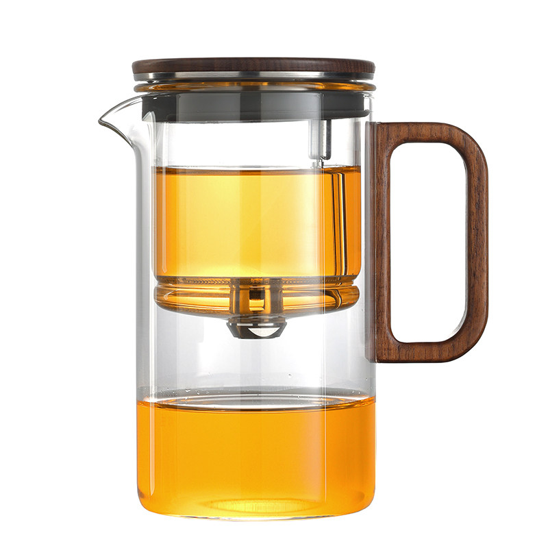磁吸飘逸杯泡茶壶冲茶水杯过滤玻璃泡茶杯茶水分离茶具泡茶神器
