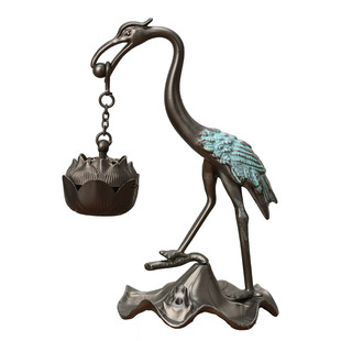 督林仙鹤悬挂香炉家用室内香薰摆件鹅梨帐中香沉檀香无粘粉小盘香