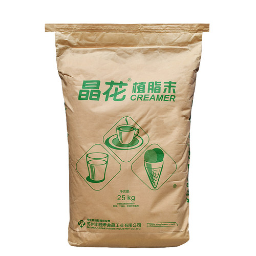 晶花T90奶精粉植脂末25kg奶茶专用原材料咖啡伴侣商用配料大袋装