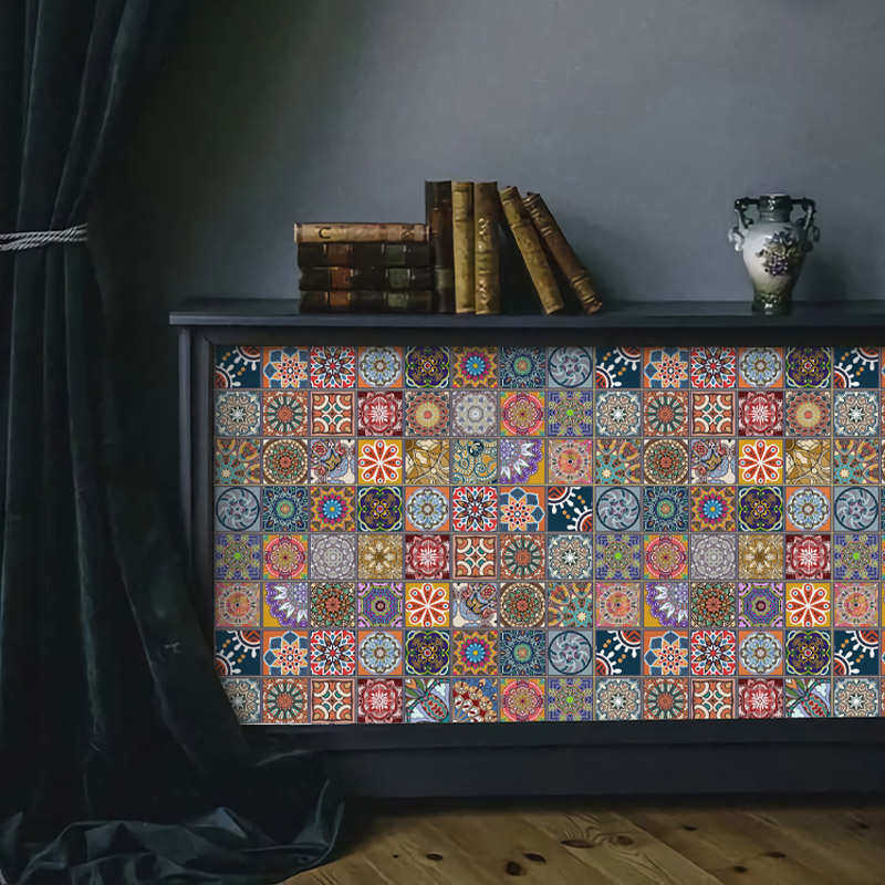 欧式复古旧家具改色翻新贴纸改造防水鞋柜自粘贴膜斗柜子橱柜门
