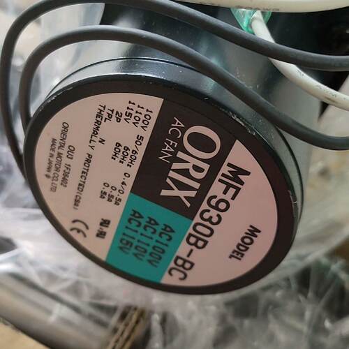 【请询价】Oriental motor Orix Fan MF930B