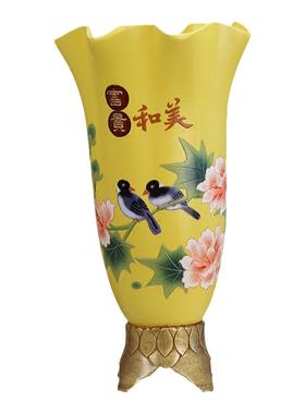 新中式陶瓷花瓶摆件家居样板房