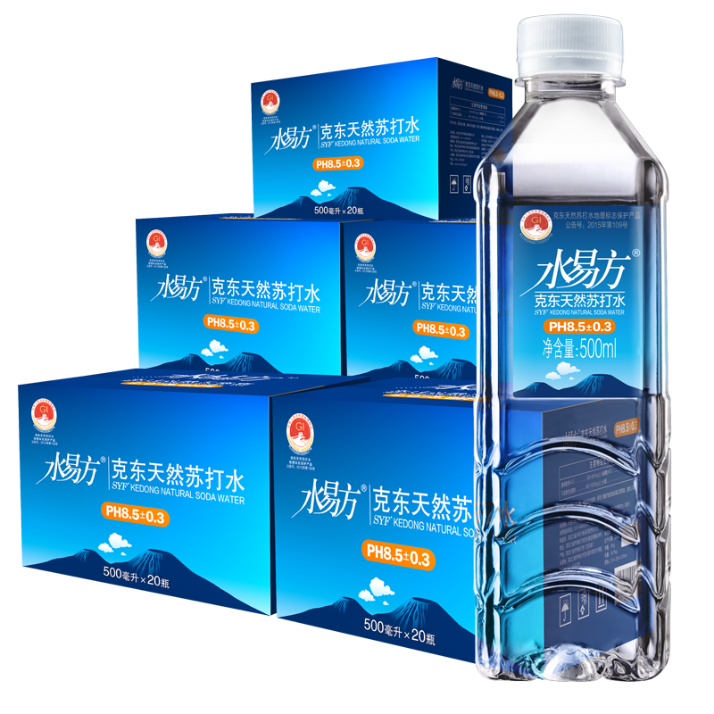 水易方克东天然苏打水无添加