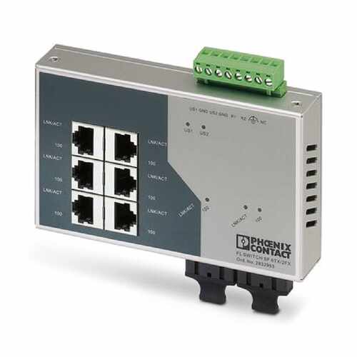 议价菲尼克斯乙太网交换机FL SWITCH SF 6TX/2FX-2832933全新现货