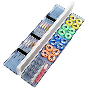 渔具盒漂盒多功能鱼漂盒子线盒四合一大容量套装配件盒收纳盒鱼钩