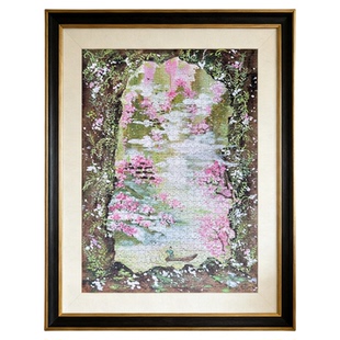 图图叮当桃花源记1000片闪膜拼图中式拼图国风拼图装饰画分包拼图