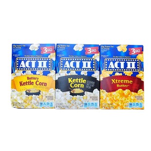 艾可堤微波炉牛油爆裂谷玉米粒自制爆米花ACT MICROWAVE POPCORN