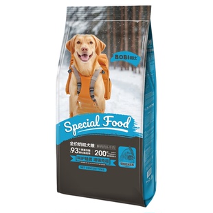 柏曼柏比狗粮成犬大型犬专用金毛拉布拉多边牧通用大包装冻干粮