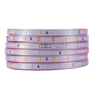 跑马灯led软灯条220v彩灯带七彩流水室外霓虹氛围户外防水灯带条