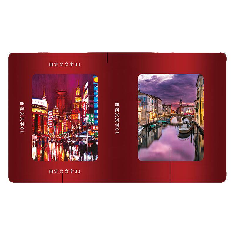 反转胶片定制透光明信片纪念旅游贺卡/明信片