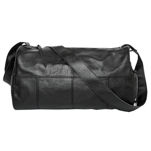 新款真皮潮牌斜挎男包韩版头层牛皮短途旅行包轻便运动包时尚背包