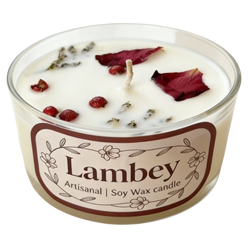 LAMBEY香薰蜡烛干花系列疗愈芬芳