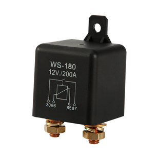 大电流120A/200A启动继电器12V/24V汽车继电器大功率常开型1.8W