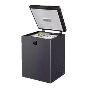 Haier/海尔新款减霜零下40度冷柜 玻璃卧式家用冰柜100/142/200升