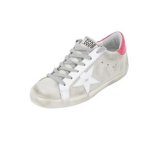 【自营】GOLDEN GOOSE女士皮革做旧系带休闲鞋运动鞋板鞋脏脏鞋