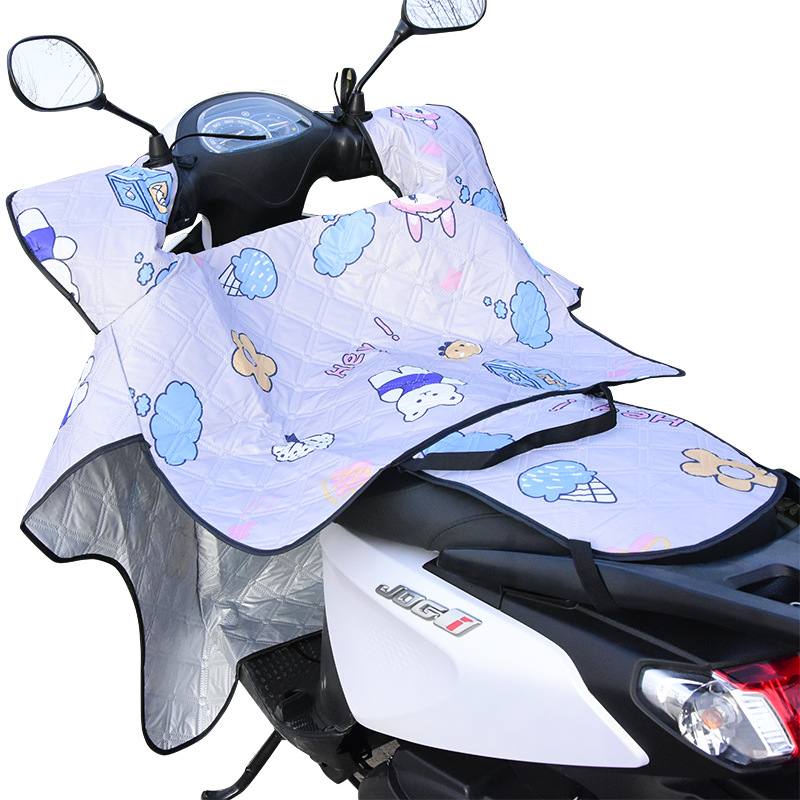 夏季电动车挡风被遮阳防晒摩托厂家直销防风防水薄通用款电动车罩