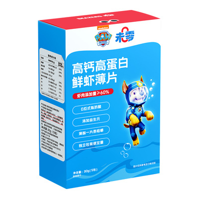 未零汪汪队高钙高蛋白虾片鱼片