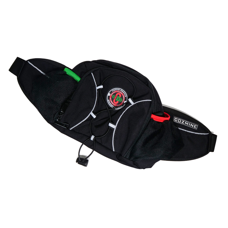 COZMINE diggin league  90s hiphop cordura 杜邦面料撞色腰包