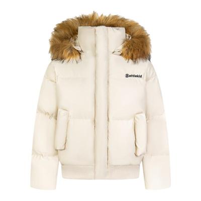 高级感毛领派克棉服夹克外套