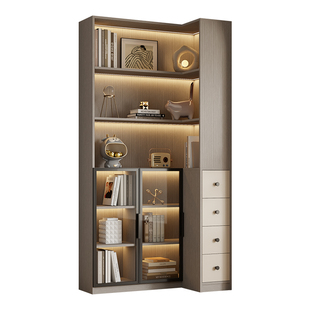 转角书柜客厅沙发墙角柜置物架卧室拐角收纳柜子不占地方的书架