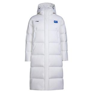 李宁长款羽绒服女子保暖商场同款2026冬季新款火锅青少年连帽外套