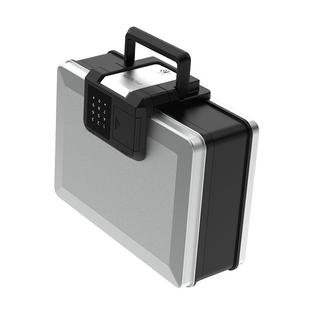 PHILIPS飞利浦103保险箱电子密码锁便携式防盗防水防火手提箱家用小型家庭办公室车载保管箱保险箱存文件珠宝