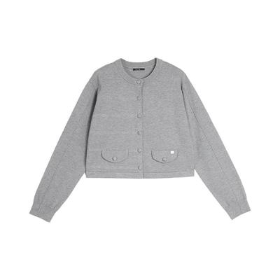 ELLE法式优雅长袖针织开衫