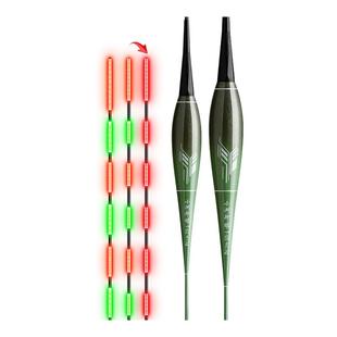 新品水无影电子夜光漂咬钩变色日夜两用冷光尾鲫鱼高灵敏夜钓浮漂