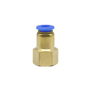 内螺纹直通气动接头PCF4/6/8-01/02/03/04/M5气管内牙快速插接头