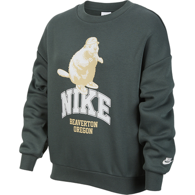 Nike/耐克正品SPORTSWEAR大童加绒印花圆领卫衣HV1746-338