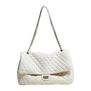 【小优家包包】HOYOZI 短途旅行包菱格链条托特包包女大容量单肩