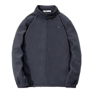 回力摇粒绒外套男2025秋冬新款双面保暖抓绒衣加厚夹克冲锋衣内胆