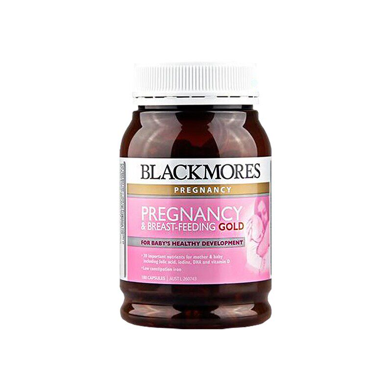 澳佳宝Blackmores孕妇DHA黄金营养素180粒含鱼油和叶酸孕期哺乳期