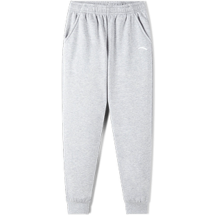 安踏童装男童加绒裤子春秋款2026春季新款儿童长裤速干卫裤运动裤