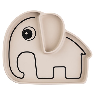 补货Little丹麦Donebydeer  FW25婴儿硅胶吸盘餐盘宝宝零食盘防撒