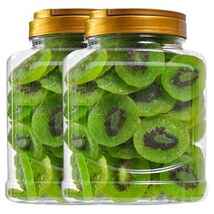 猕猴桃干弥猴桃干500g罐装干果片奇异果干果脯泥猴桃散装每日零食