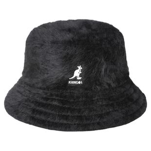 袋鼠Kangol FurgoraBucket秋冬新款兔毛毛绒平顶盆帽渔夫帽子男女