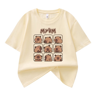 MYVM官方正品夏季情侣纯棉短袖潮流短袖儿童爆款26新款T恤男女24