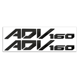 适用于本田ADV150 160摩托车改装车身反光轮毂贴纸3D字母立体车标