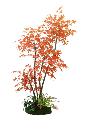假绿植装饰仿真红枫客厅植物造景