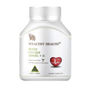 【自营】Wealthy Health辅酶Q10软胶囊护心肌保健品保护澳洲进口