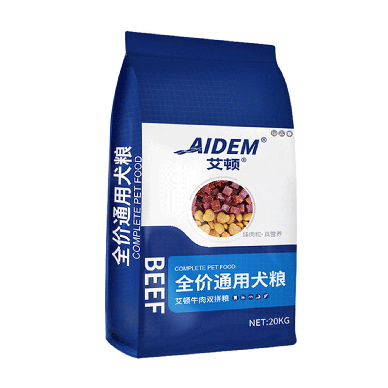 艾顿牛肉双拼狗粮10斤装通用型