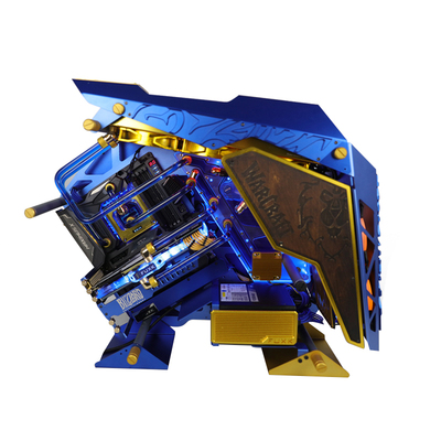 FUXK魔兽定制分体水冷组装电脑