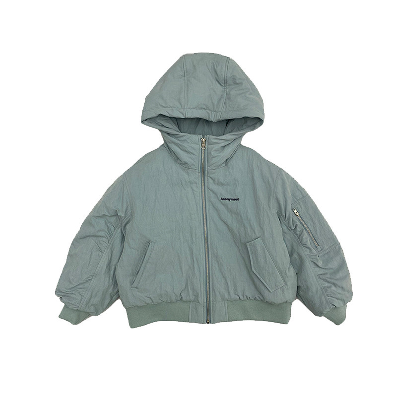 edo一度童装秋冬保暖连帽棉服