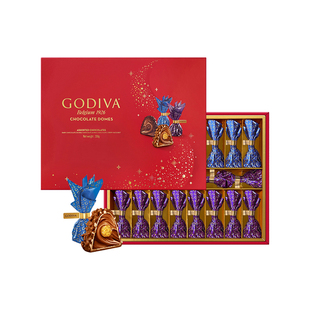 【新品上市】GODIVA歌帝梵臻粹礼盒高端比利时巧克力黑巧生日礼物