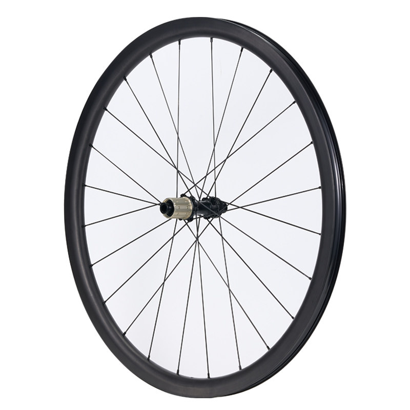 碳纤维公路瓜车轮组碟刹内宽24mm